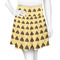 Poop Emoji Skater Skirt - Front