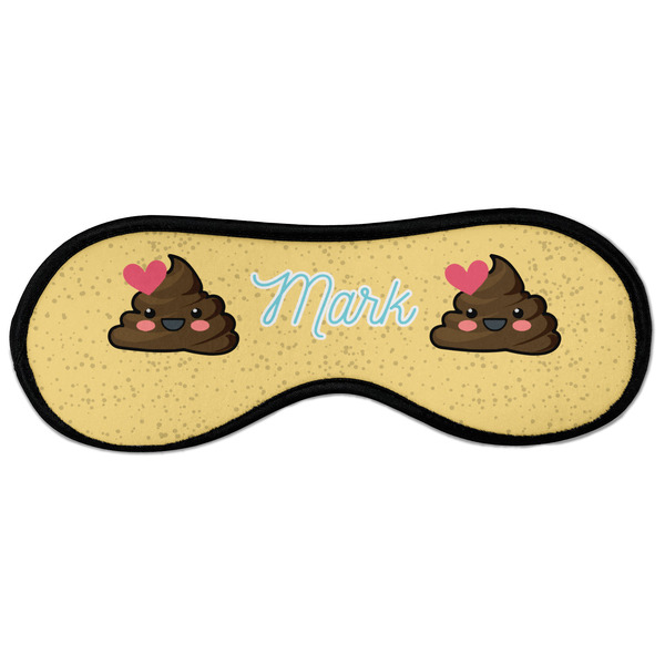 Custom Poop Emoji Sleeping Eye Masks - Large (Personalized)