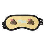 Poop Emoji Sleeping Eye Mask - Small (Personalized)