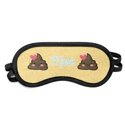 Poop Emoji Sleeping Eye Mask - Small (Personalized)