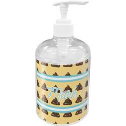 Poop Emoji Acrylic Soap & Lotion Bottle (Personalized)
