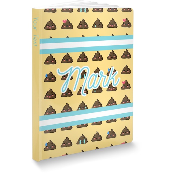 Custom Poop Emoji Softbound Notebook (Personalized)