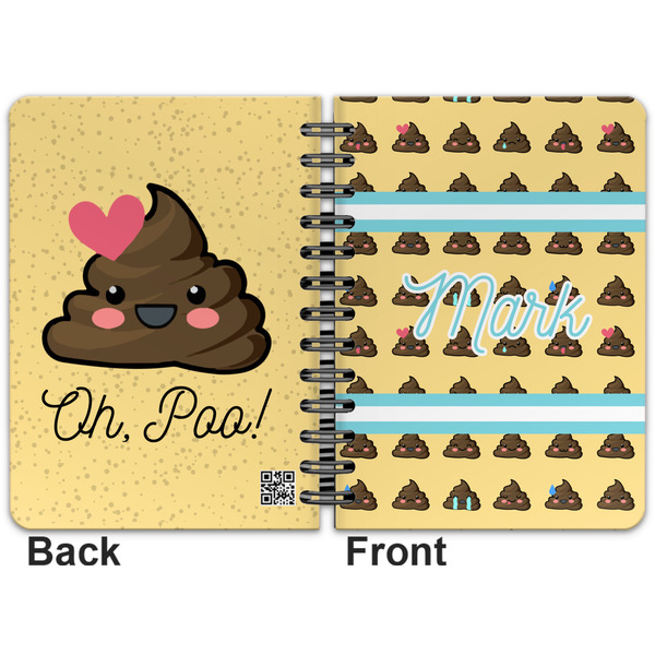 Poop Emoji Spiral Journal 5 x 7 - Apvl