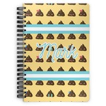 Poop Emoji Spiral Notebook (Personalized)