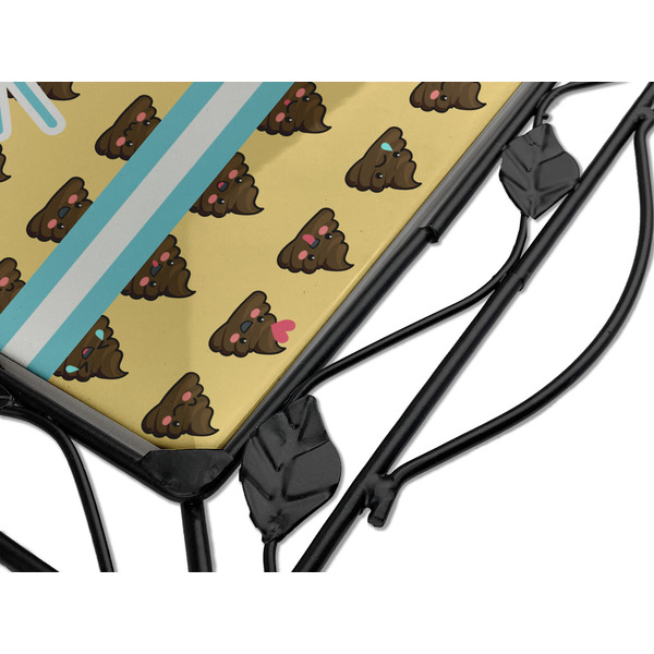 Poop Emoji Square Trivet - Detail