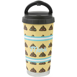 Poop Emoji Stainless Steel Coffee Tumbler (Personalized)