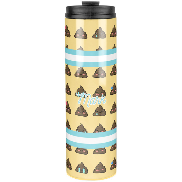 Poop Emoji Stainless Steel Tumbler 20 Oz - Front