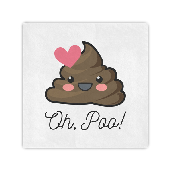 Custom Poop Emoji Cocktail Napkins (Personalized)
