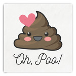 Poop Emoji Paper Dinner Napkins (Personalized)