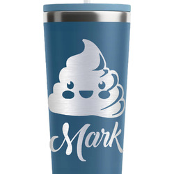 Poop Emoji RTIC Everyday Tumbler with Straw - 28oz (Personalized)