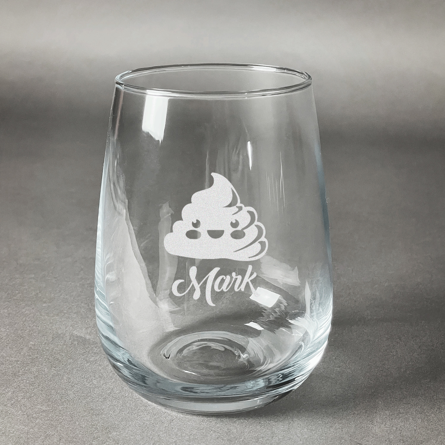 https://www.youcustomizeit.com/common/MAKE/1210994/Poop-Emoji-Stemless-Wine-Glass-Front-Approval.jpg?lm=1682544446