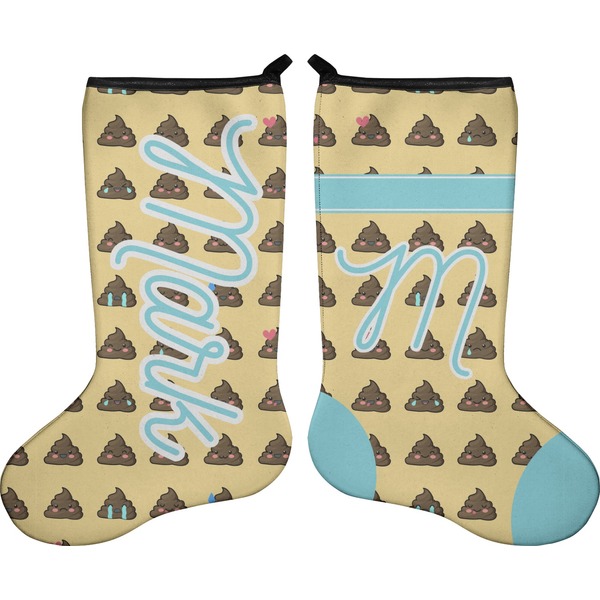 Poop Emoji Stocking - Double-Sided - Approval