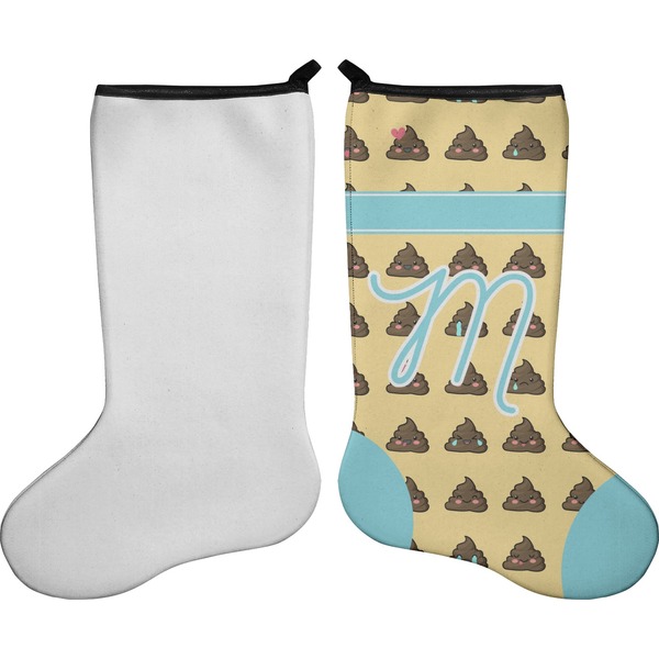 Poop Emoji Stocking - Single-Sided - Approval