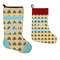 Poop Emoji Stockings - Side by Side compare