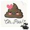 Poop Emoji Sublimation Transfer IMF