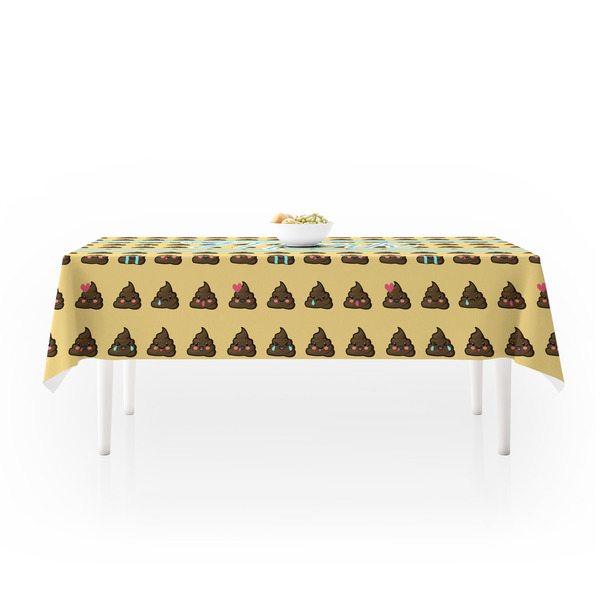 Poop Emoji Tablecloths (58"x102") - MAIN (side view)