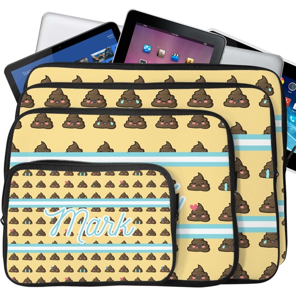 Poop Emoji Tablet & Laptop Case Sizes