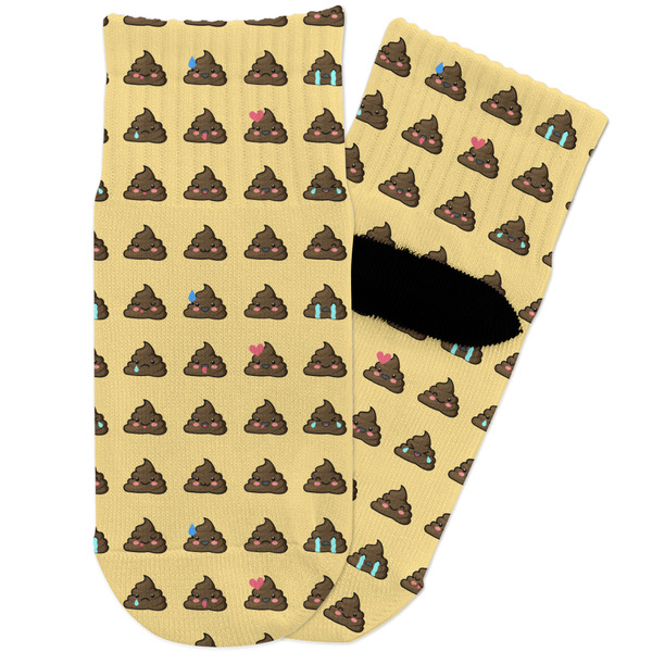 Custom Poop Emoji Toddler Ankle Socks