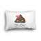 Poop Emoji Toddler Pillow Case - FRONT (partial print)