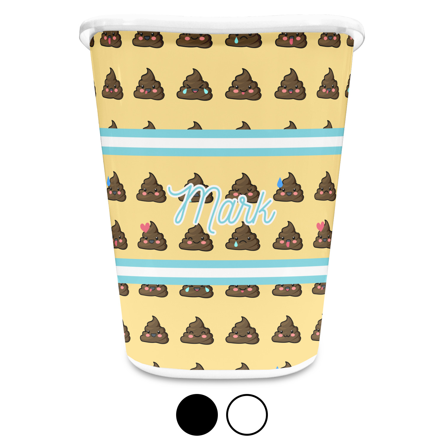 Poop Emoji Waste Basket (Personalized) YouCustomizeIt