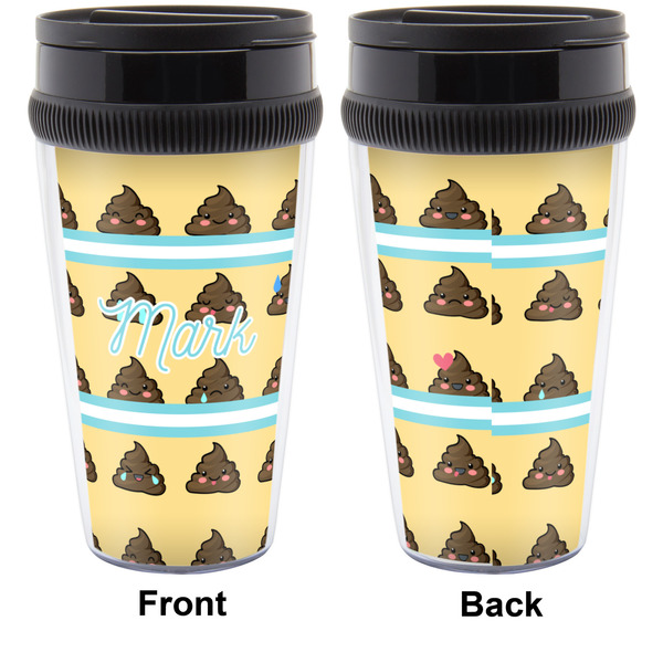 Poop Emoji Travel Mug Approval (Personalized)