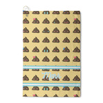 Poop Emoji Waffle Weave Golf Towel (Personalized)