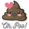 Poop Emoji Wall Graphic Decal