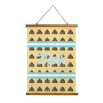 Poop Emoji Wall Hanging Tapestry (Personalized)