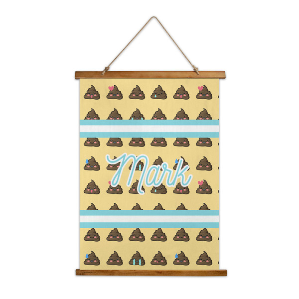 Custom Poop Emoji Wall Hanging Tapestry (Personalized)