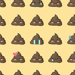 Poop Emoji Wallpaper & Surface Covering