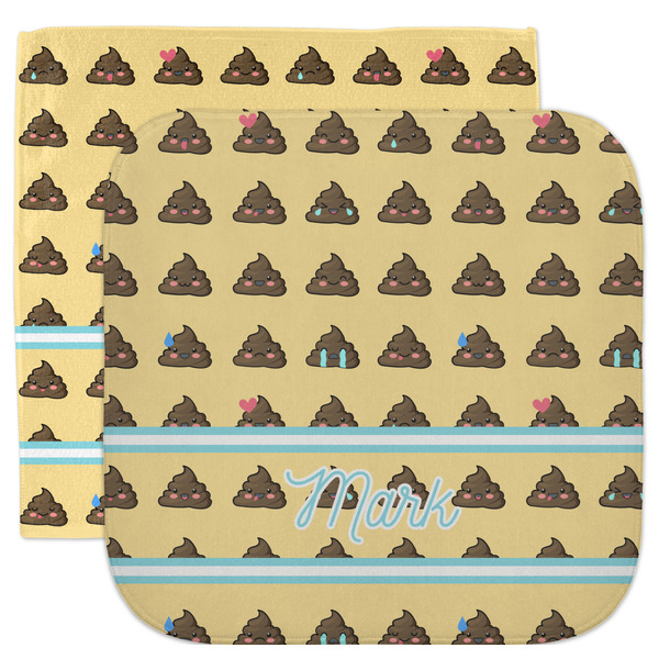 Custom Poop Emoji Facecloth / Wash Cloth (Personalized)