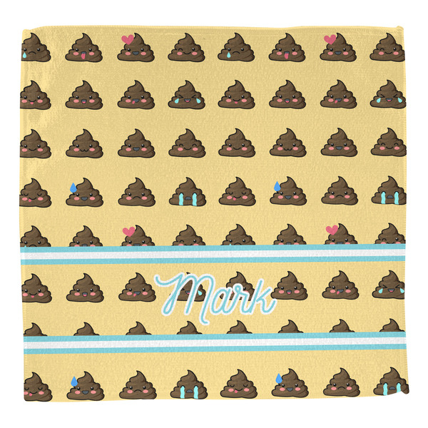 Poop Emoji Washcloth - Front - No Soap