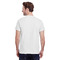 Poop Emoji White Crew T-Shirt on Model - Back