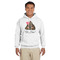 Poop Emoji Hoodie - White (Personalized)