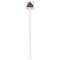 Poop Emoji White Plastic Stir Stick - Single Sided - Square - Single Stick