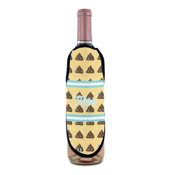 Poop Emoji Wine Bottle Apron - IN CONTEXT