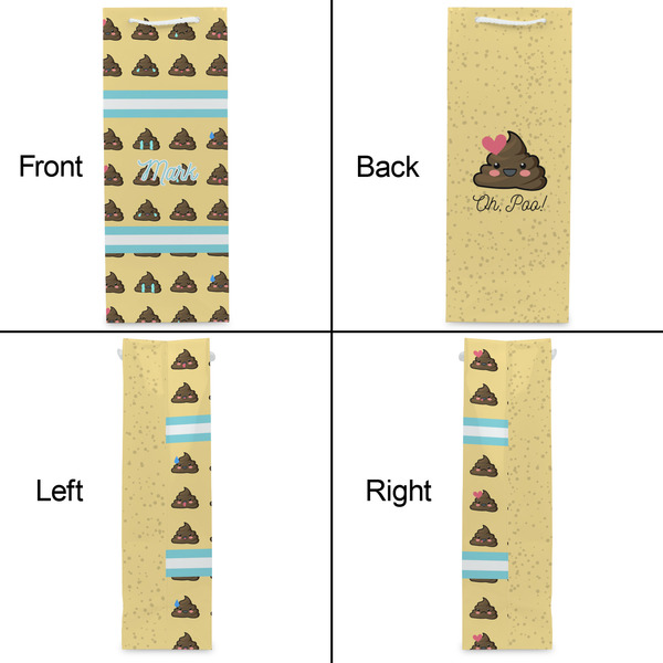 Poop Emoji Wine Gift Bag - Matte - Approval
