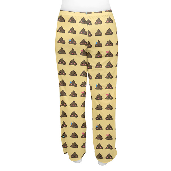 Poop Emoji Women's Pj on model - Back