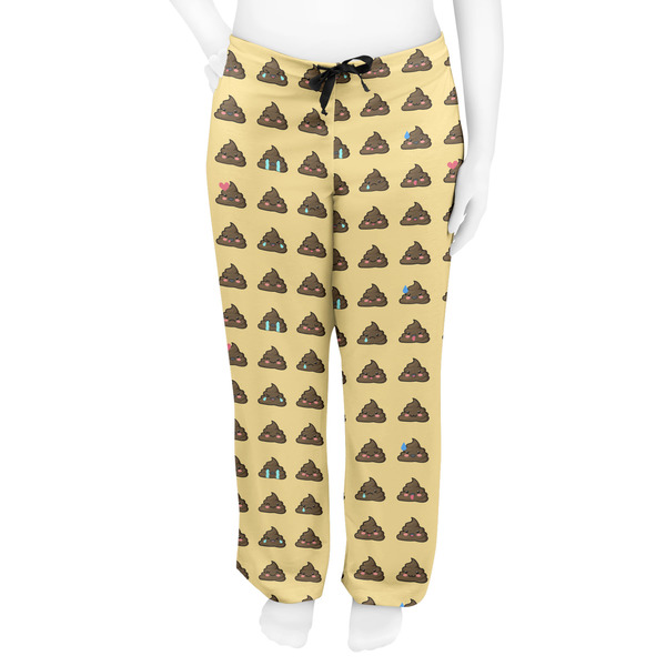 Poop Emoji Women's Pj on model - Front
