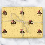 Poop Emoji Wrapping Paper (Personalized)