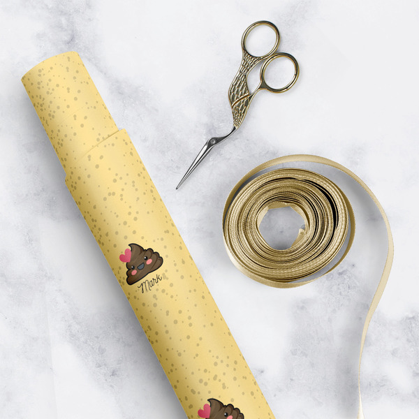 Poop Emoji Wrapping Paper Rolls - Lifestyle 1