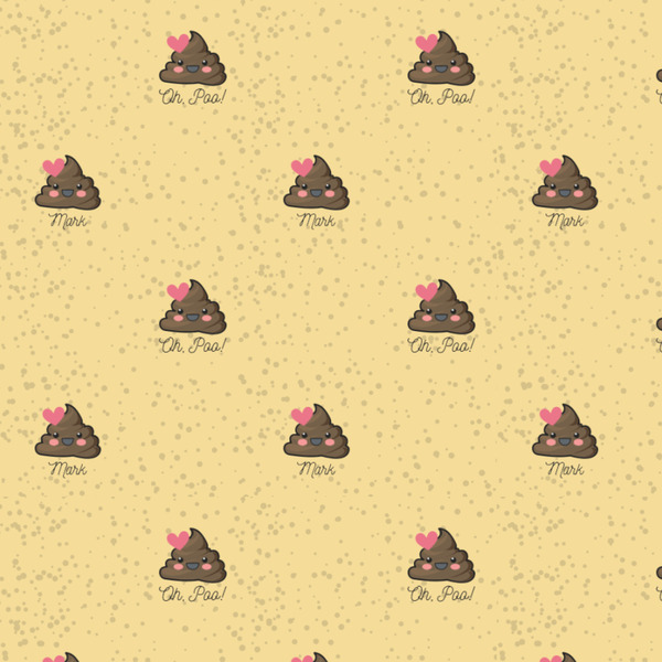 Poop Emoji Wrapping Paper Square