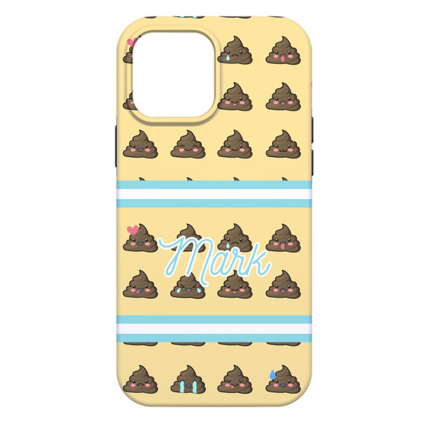 Poop Emoji iPhone 13 Pro Max Tough Case - Back