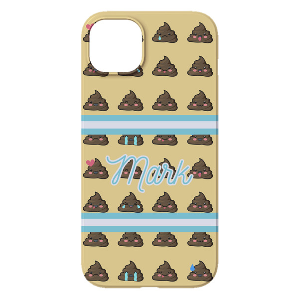Poop Emoji iPhone 14 Plus Case - Back