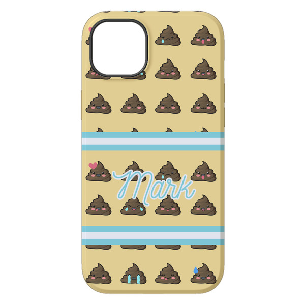 Poop Emoji iPhone 14 Pro Max Tough Case - Back