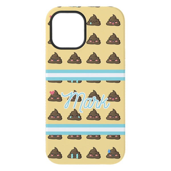 Poop Emoji iPhone 15 Plus Tough Case - Back