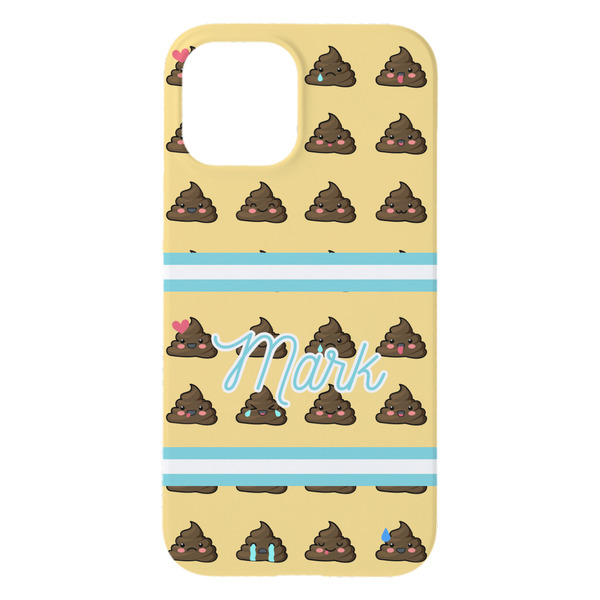 Poop Emoji iPhone 15 Pro Max Case - Back
