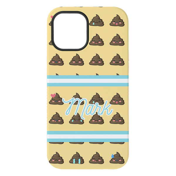 Poop Emoji iPhone 15 Pro Max Tough Case - Back