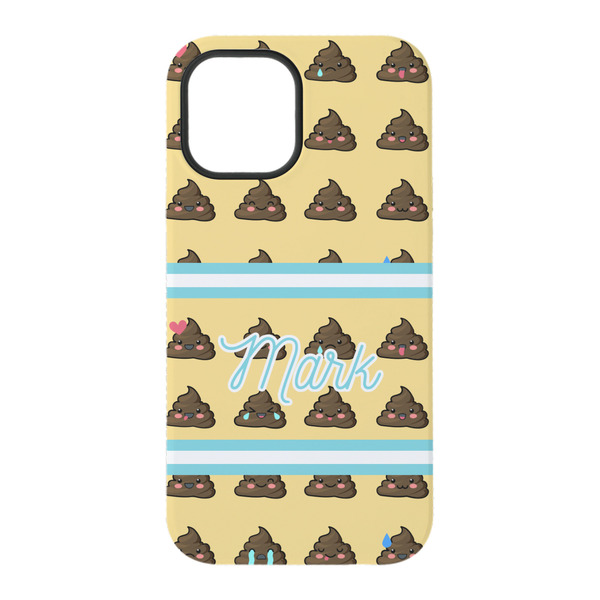 Poop Emoji iPhone 15 Pro Tough Case - Back