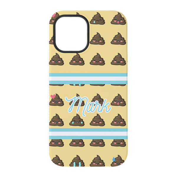 Poop Emoji iPhone 15 Tough Case - Back